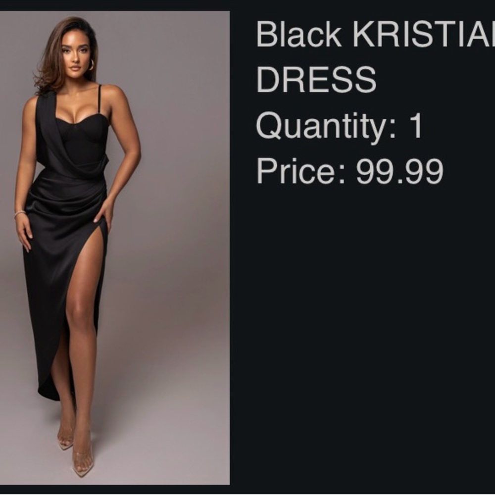 Black Dress from JLUXLABEL - Size Small - 100% Polyester - New with tags